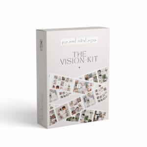 THE VISION KIT - תבניות מעוצבות ללוח חזון